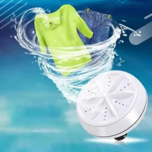 USB Electric Ultrasonic Turbo Washing Machine Portable Travel Washer Air Bubble And Rotating Mini Quick Wash Clothes Machine