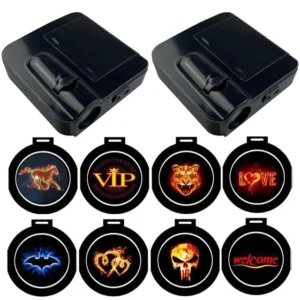 1PC Universal LED Car Door Welcome Laser Projector Logo Ghost Shadow Night Lights Laser Lamp Car Styling Courtesy Lamp for Alfa