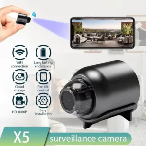 1080P X5 Mini Camera Wireless Surveillance Security Video Card Cam Night Vision Motion Detect Camcorder Monitor Cam Smart Home 