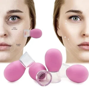 Facial Silicone Cans Cupping Cups Lifting Massage Chinese Cupping Set Small Mini Eye Cup Vacuum Cups Popularity Health Care